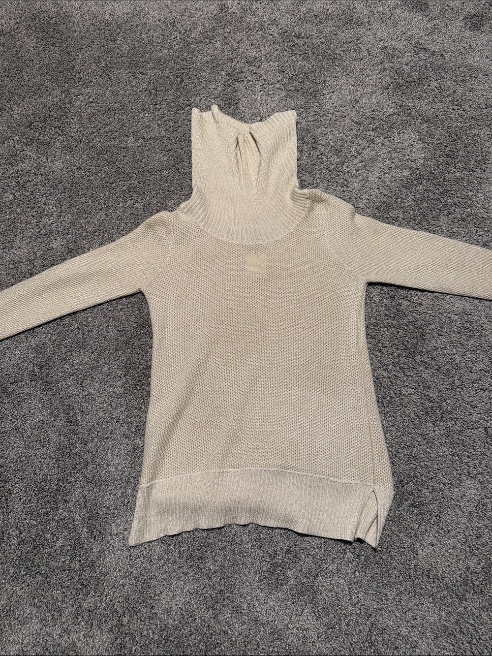 Calvin Klein Cream Turtleneck Sweater